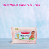 Mothercare Baby Wipes Purse Pack - Pink