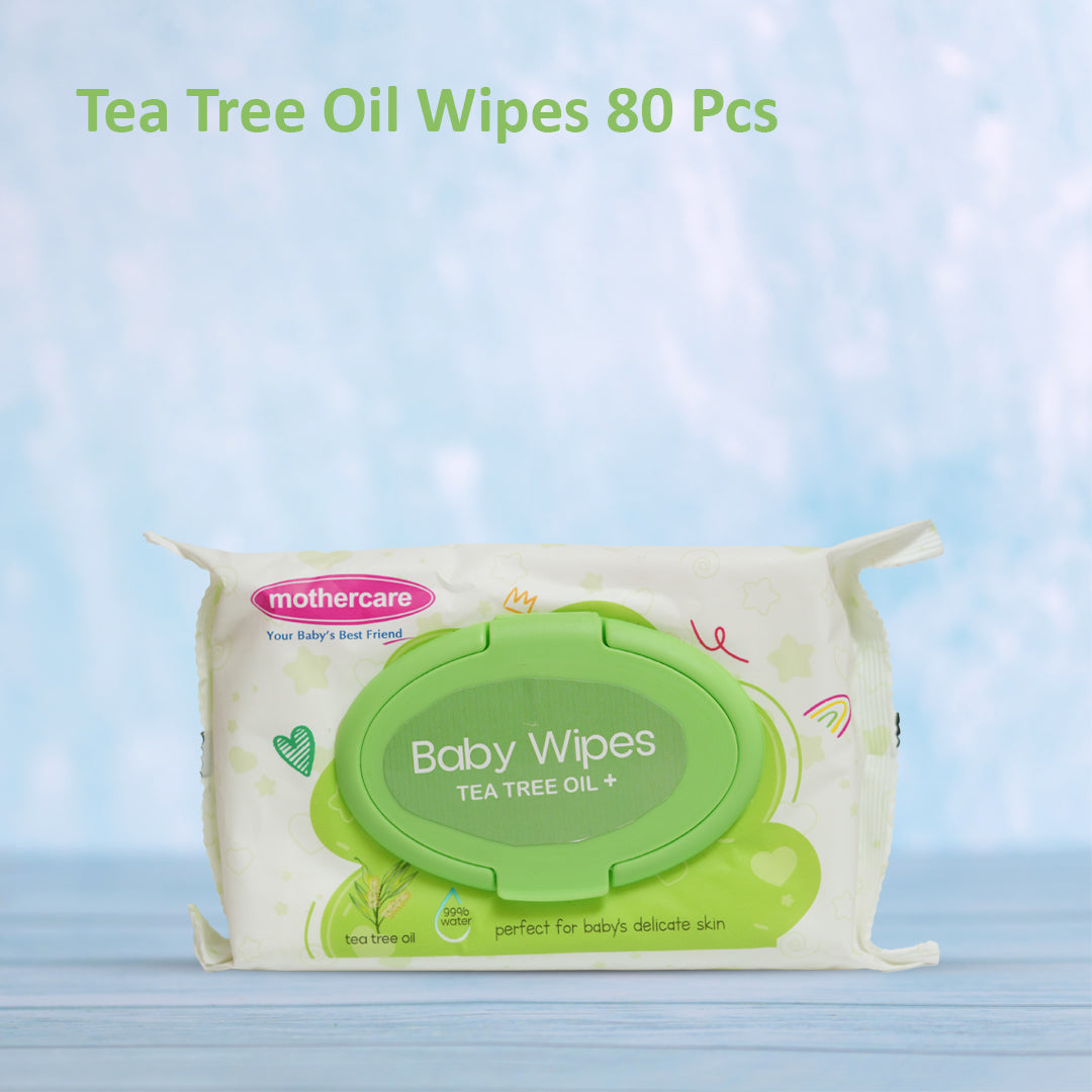 Wipes Tea Tree Oil (White) 80pcs
