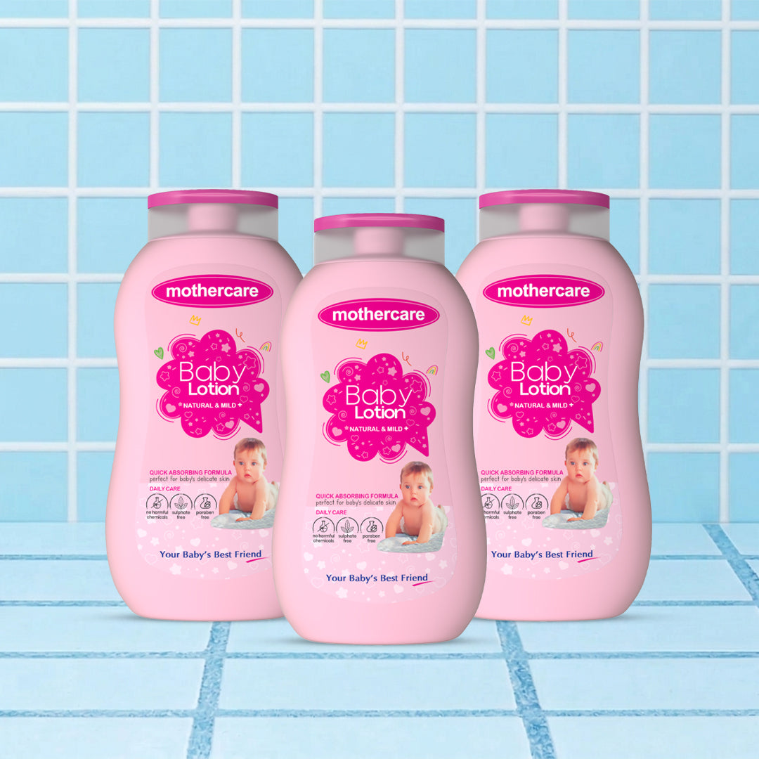 Baby Lotion Natural & Mild - Pack of 3