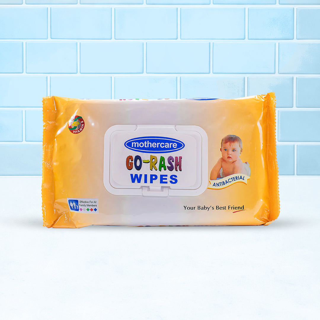 Mothercare Go Rash Wipes 40Pcs