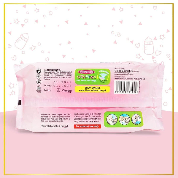 Mothercare Baby Wipes LID - Pink