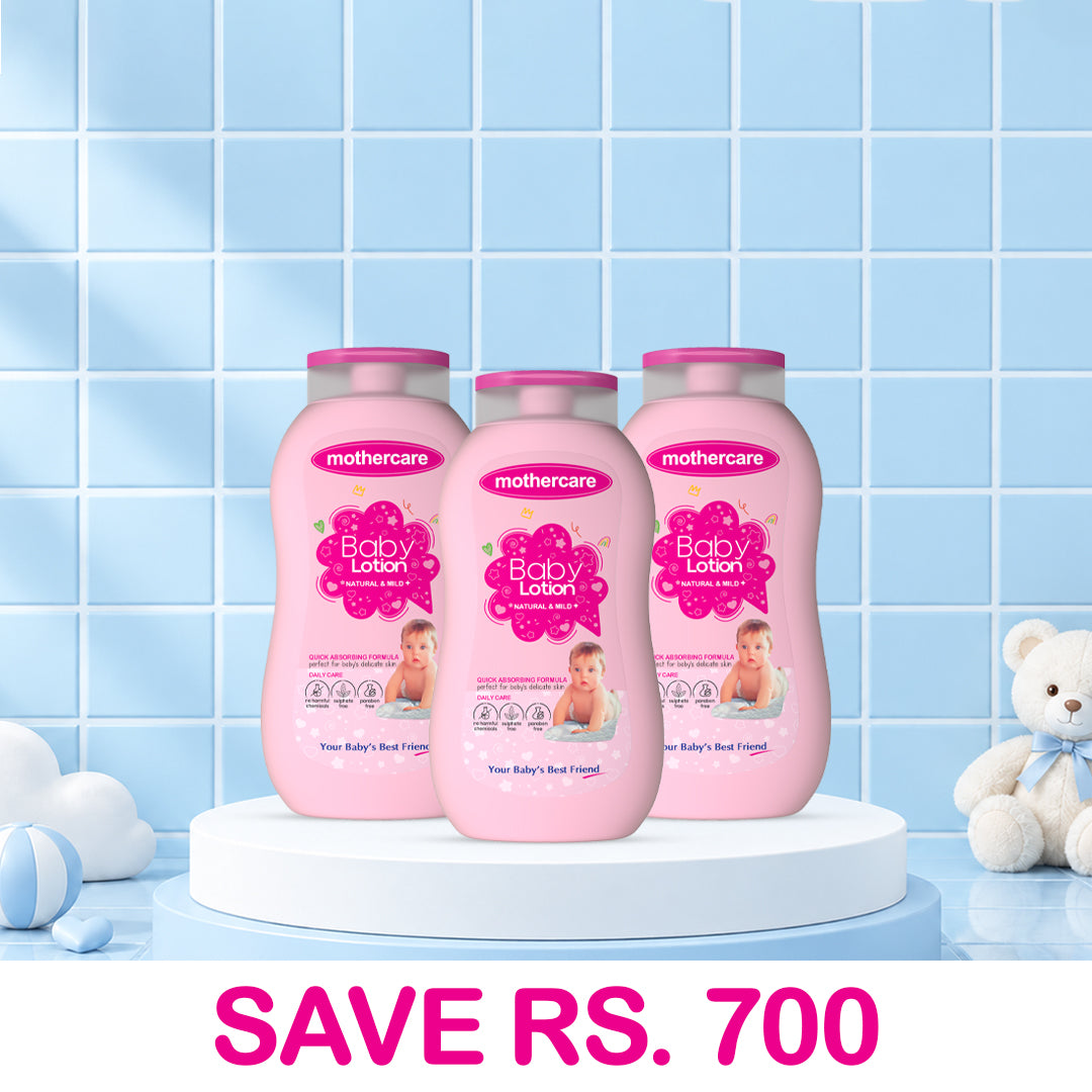 Baby Lotion Natural & Mild - Pack of 3