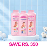 Baby Powder Natural - Pack of 3