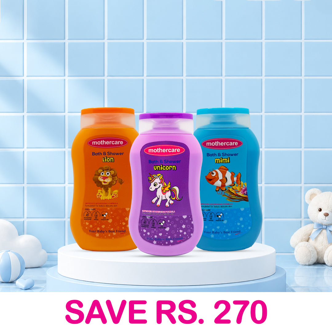 Bath & Shower - Pack of 3