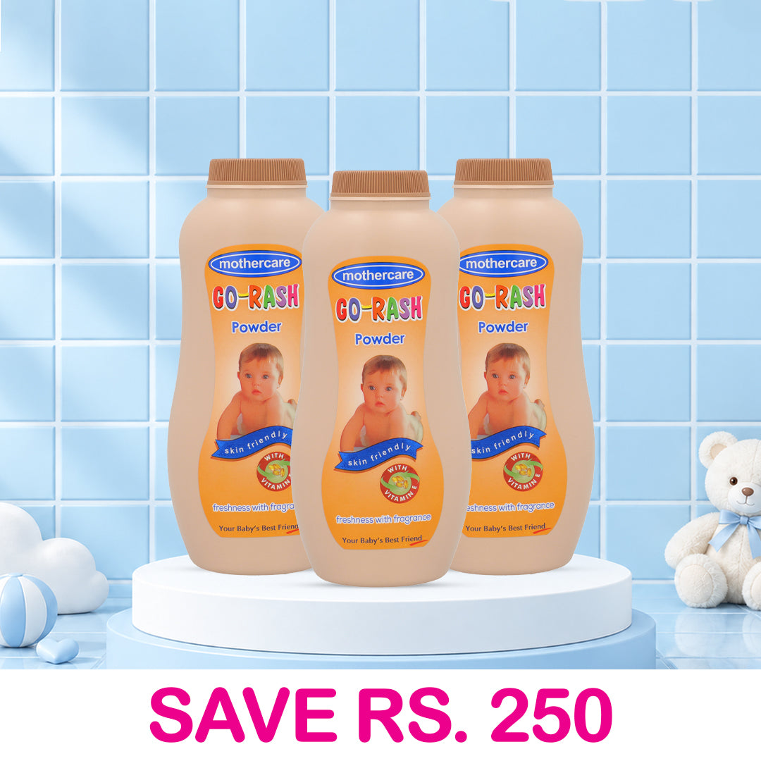 Go Rash Baby Powder - Pack of 3