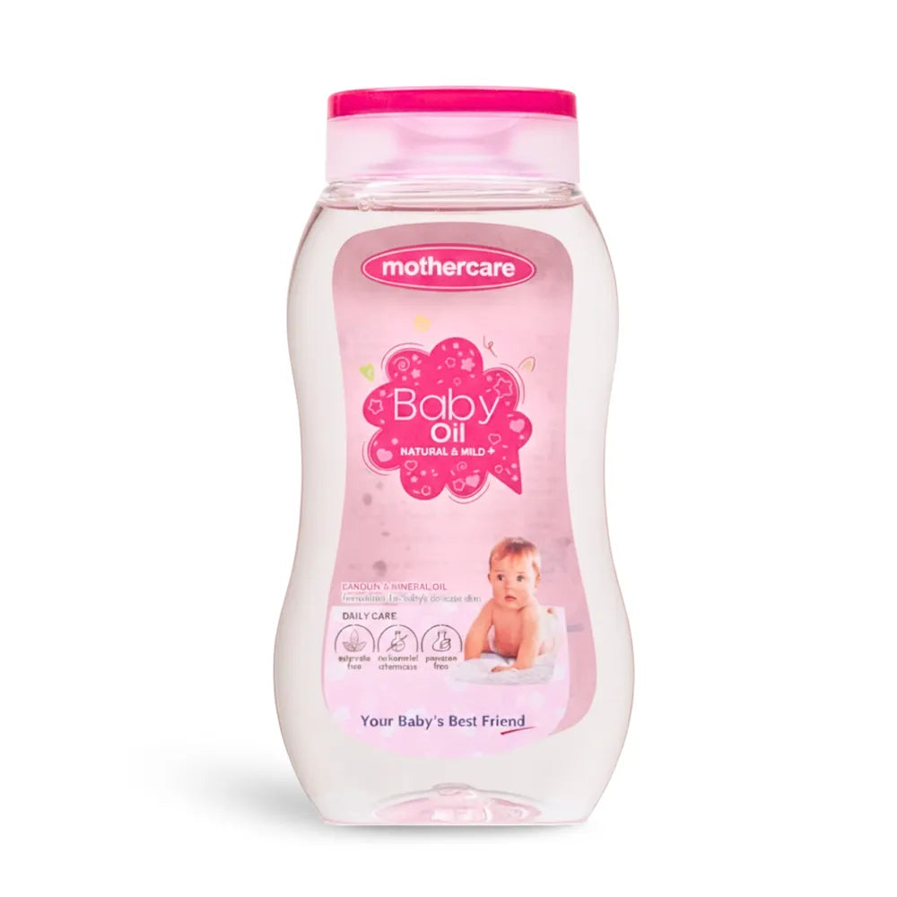 Large to Family Mothercare Baby Oil Natural And Mild