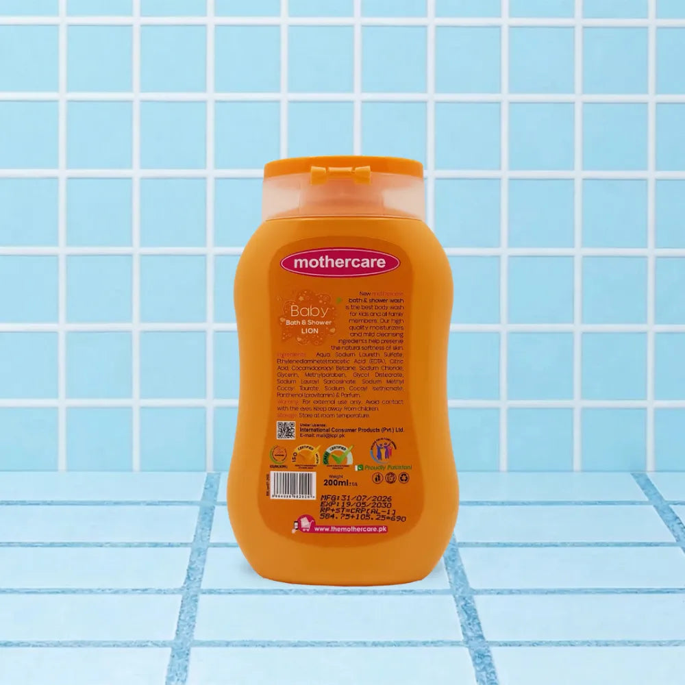 Lion Bath & Shower Wash 200ml PDP Back Image