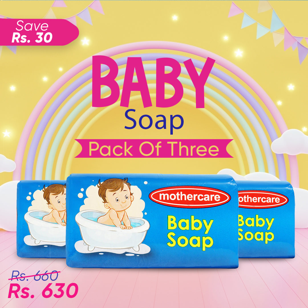 Mothercare Baby Soap Blue 100gm (Pack Of 3)