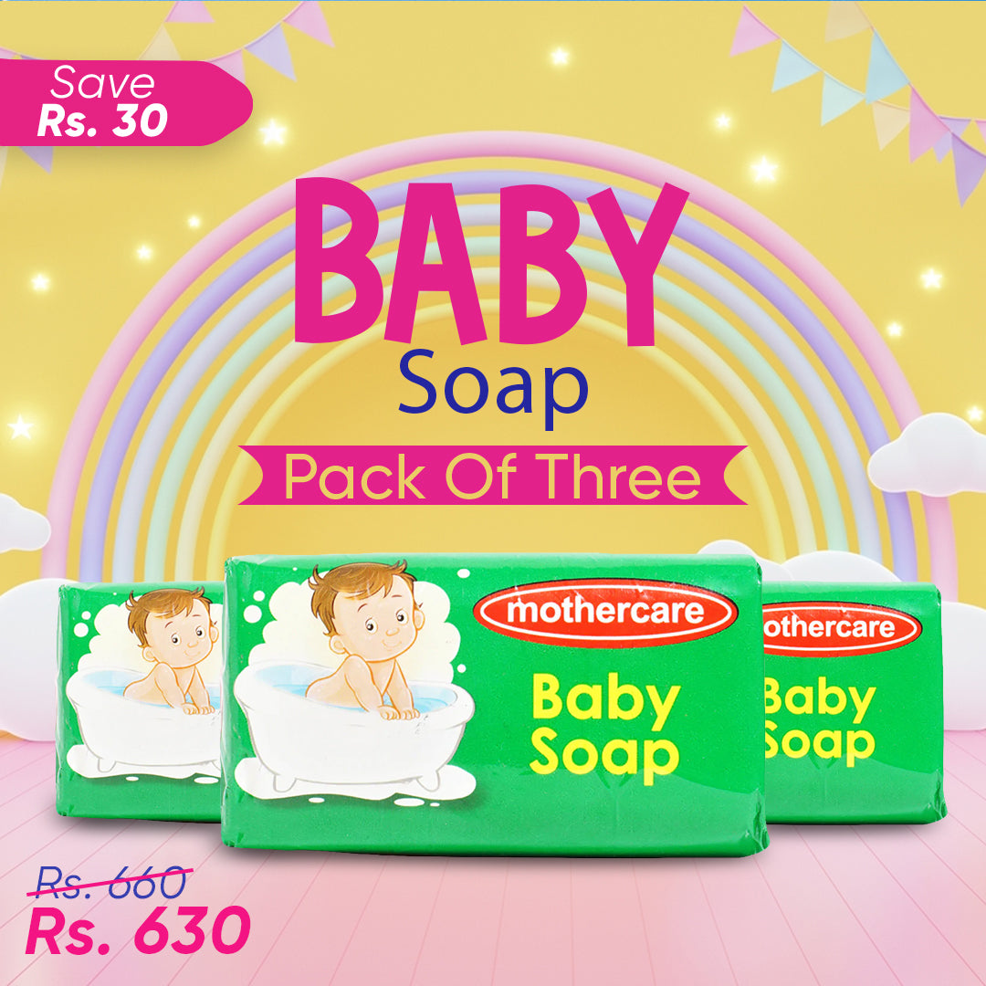 Mothercare Baby Soap Green 100gm (Pack Of 3)