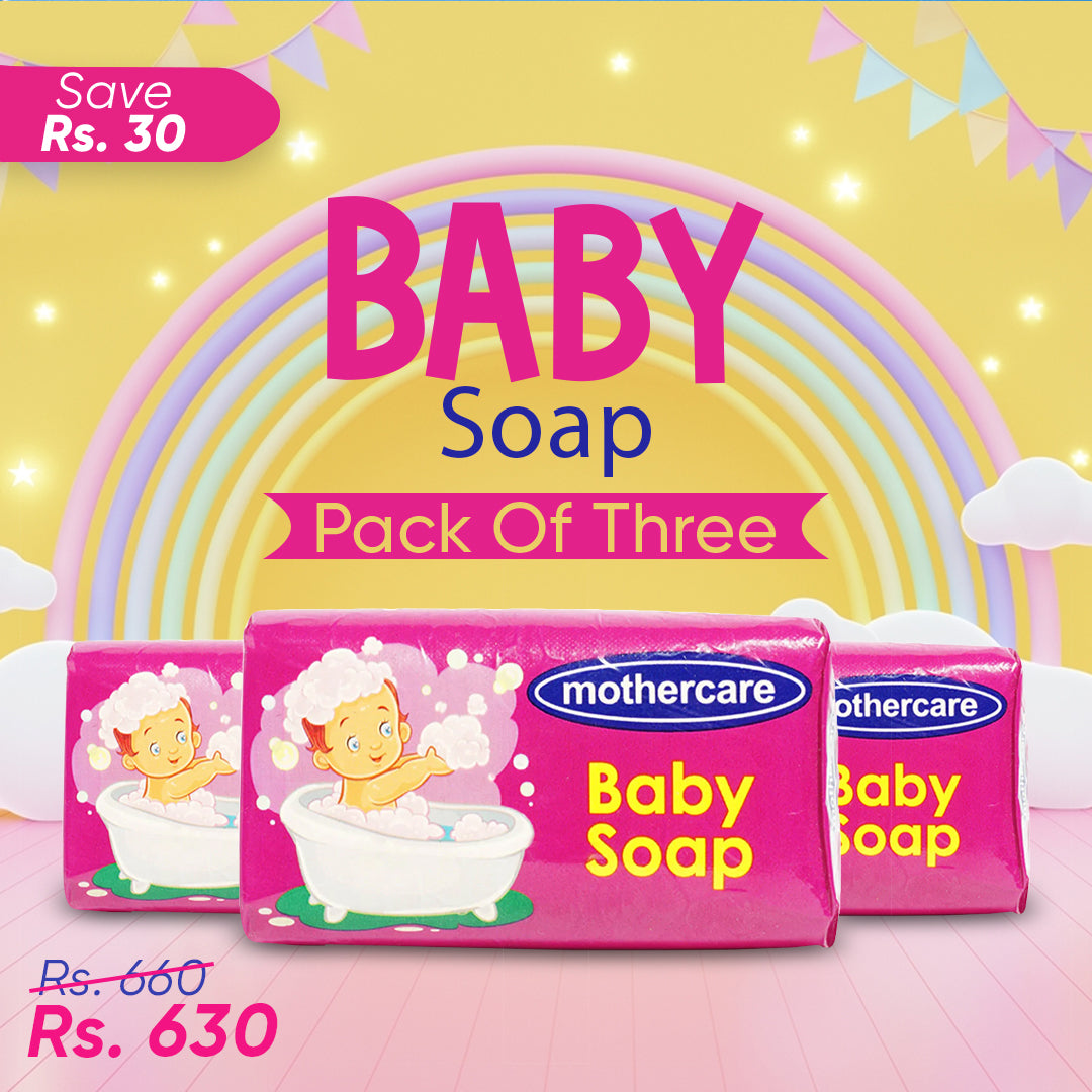 Mothercare Baby Soap Purple 100gm (Pack Of 3)