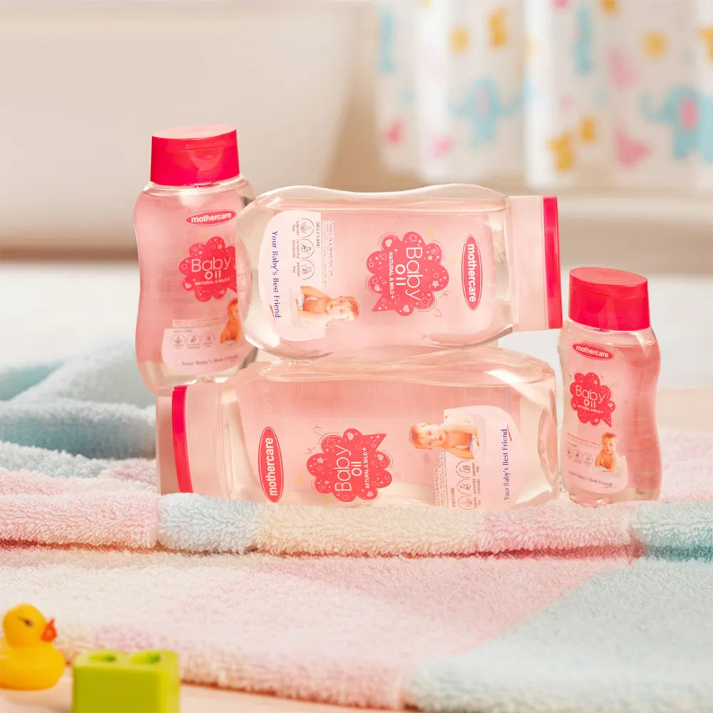 Mothercare Baby Oil Natural And Mild Collection Small to Family Sizes