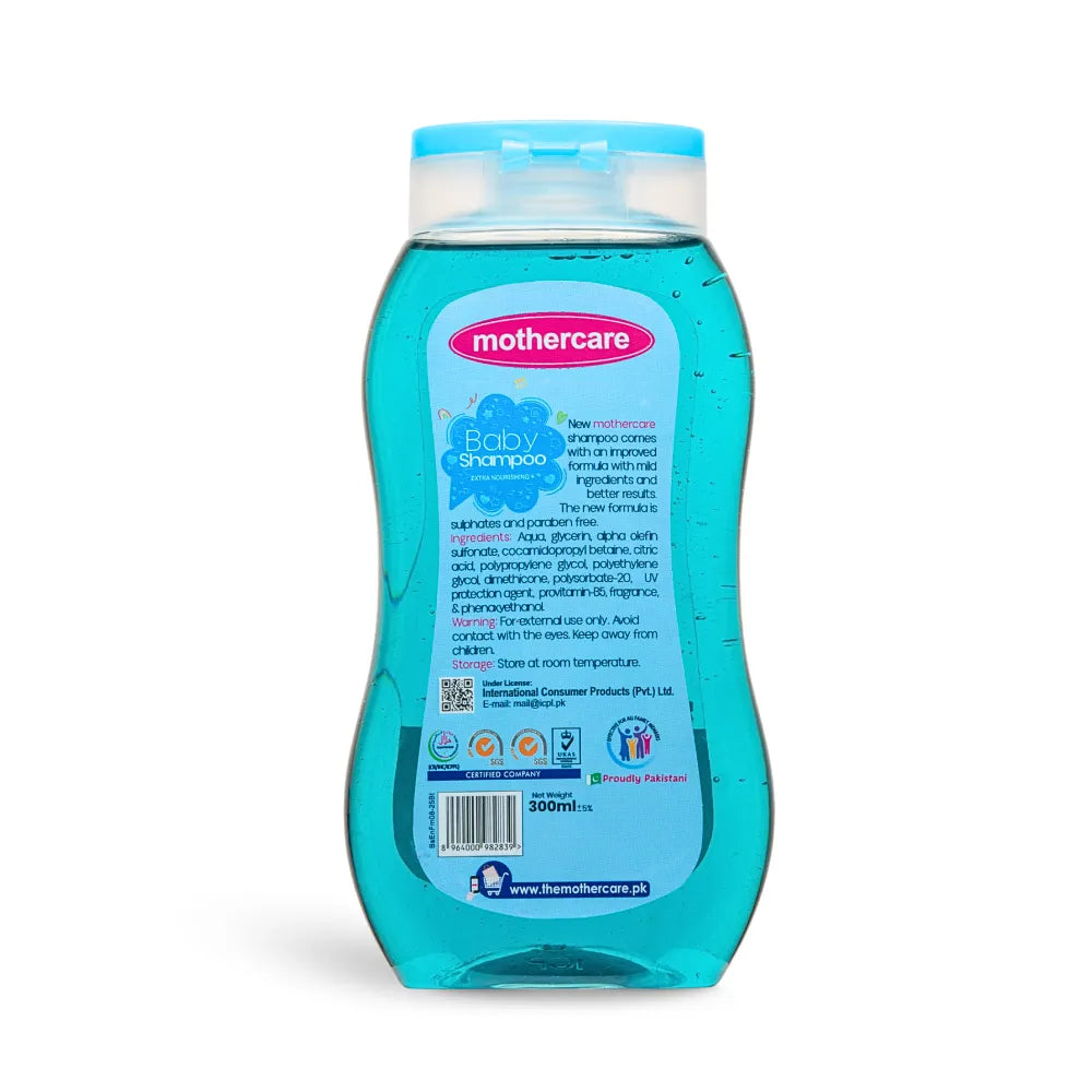 Mothercare Baby Shampoo Tear Free Back Side Ingredients Image
