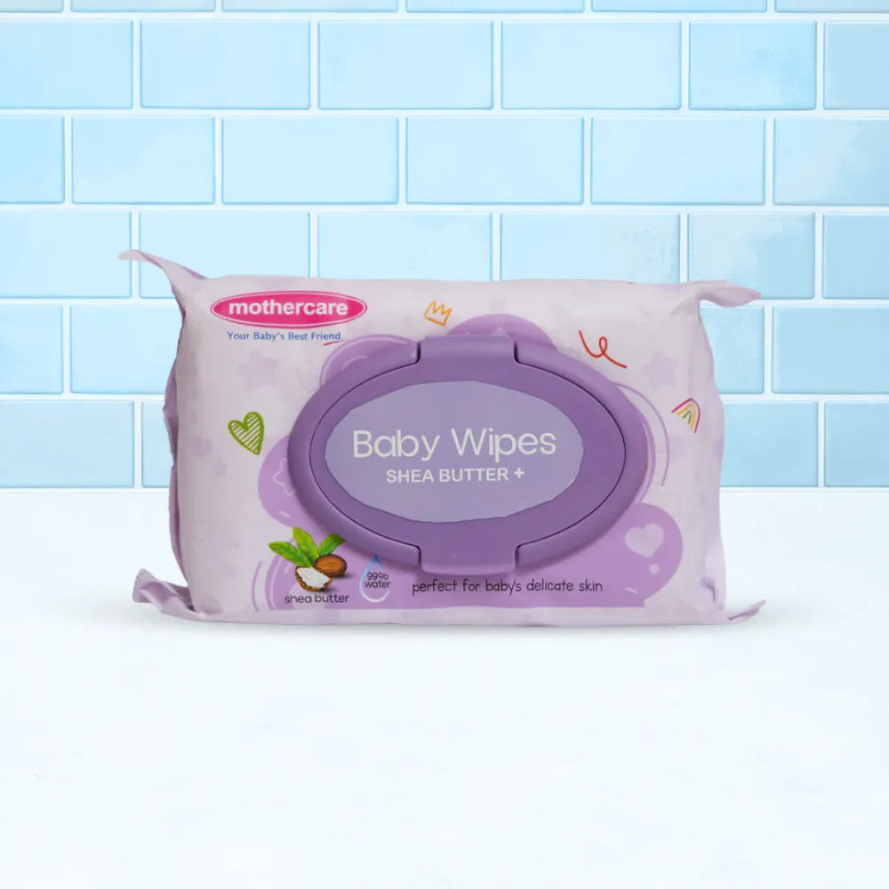 Mothercare Baby Wipes Purple Shea Butter Photgraphy