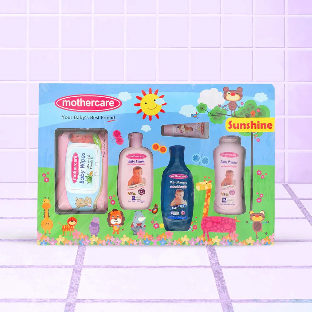 Mothercare Sunshine Gift Bag Contains Multiple Mothercare Products in Small or Medium Size
