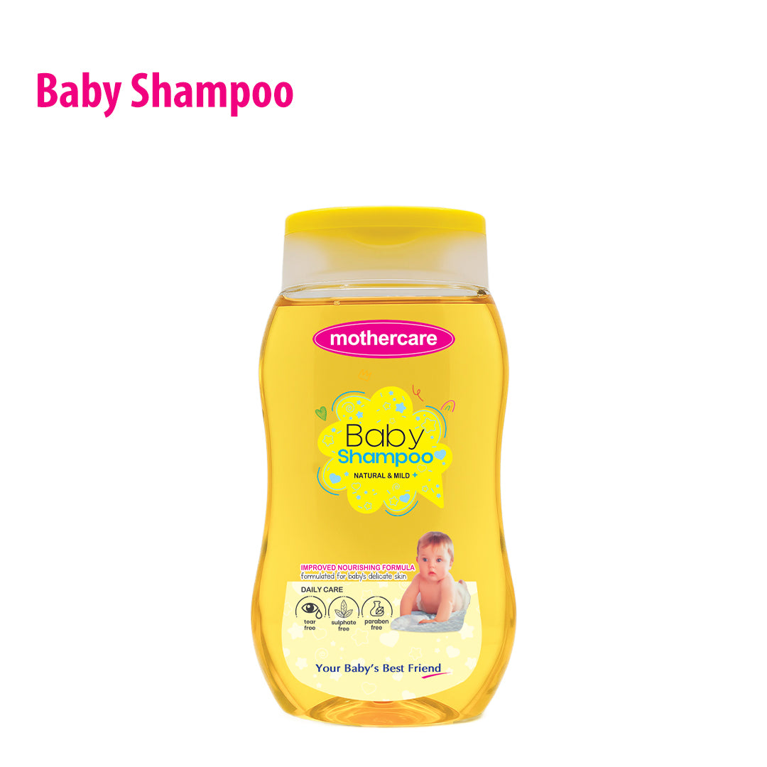 New-Mothercare-Baby-Shampoo-Yellow-Natural-And-Mild-Large-200ML