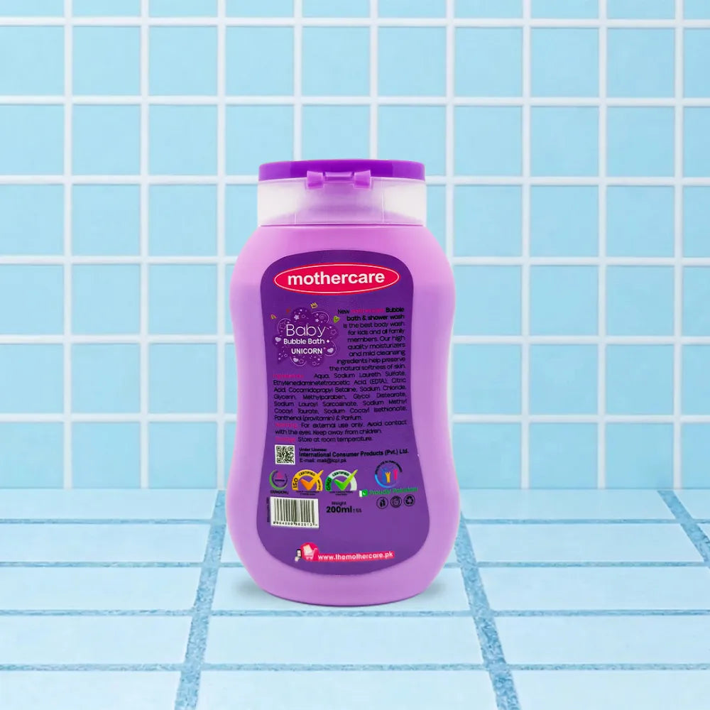 Unicorn Bath & Shower Wash 200ml PDP Back Image